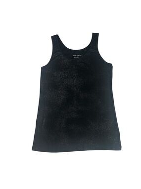 Pure Energy Basic Black Stretch Comfort Layering Tank Top Size X